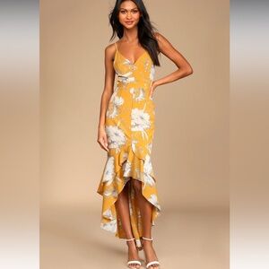 Darling Lulus High Low Maci dress medium brand new NWT